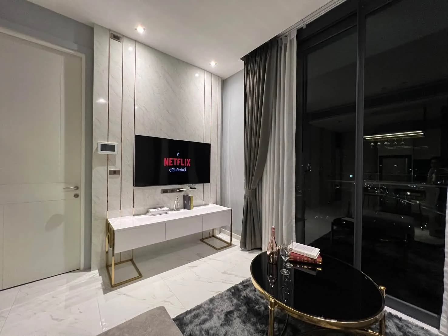 Luxury 1-Bedroom Condo for Rent at Canapaya Residences, 45 sq.m., 17th Floor, West-Facing River and City View, Rama 3 photo 2