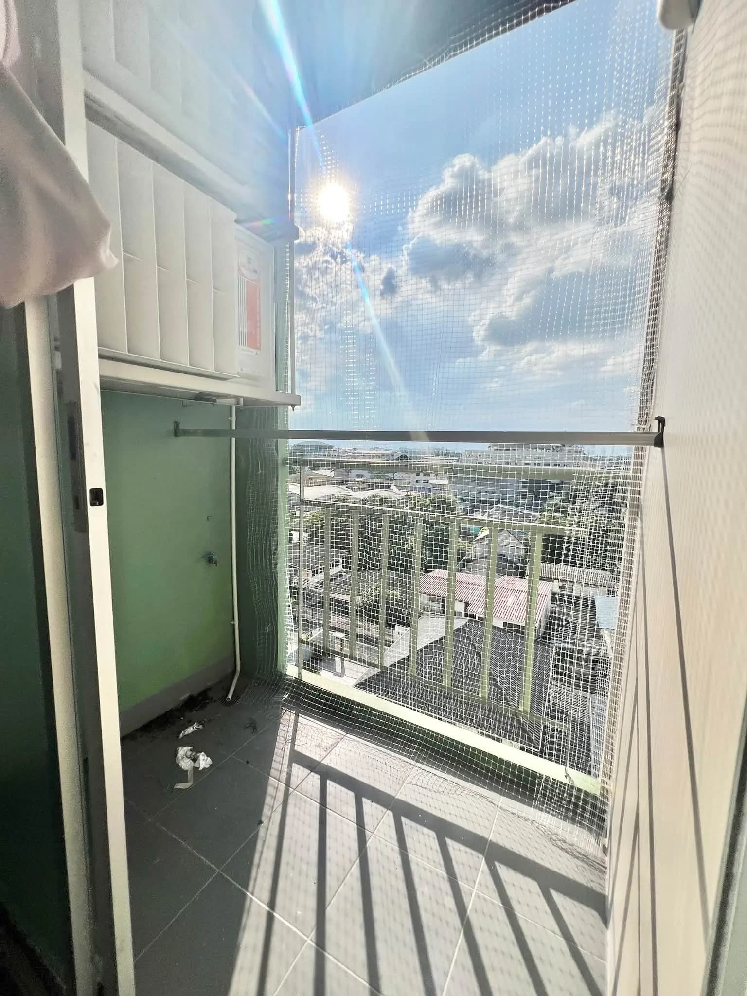 1-Schlafzimmer-Eigentumswohnung zur Miete im Lumpini Ville Sukhumvit 76, möbliert, 2 Klimaanlagen, 7,000 Baht im Monat, nahe BTS Bearing Foto 6