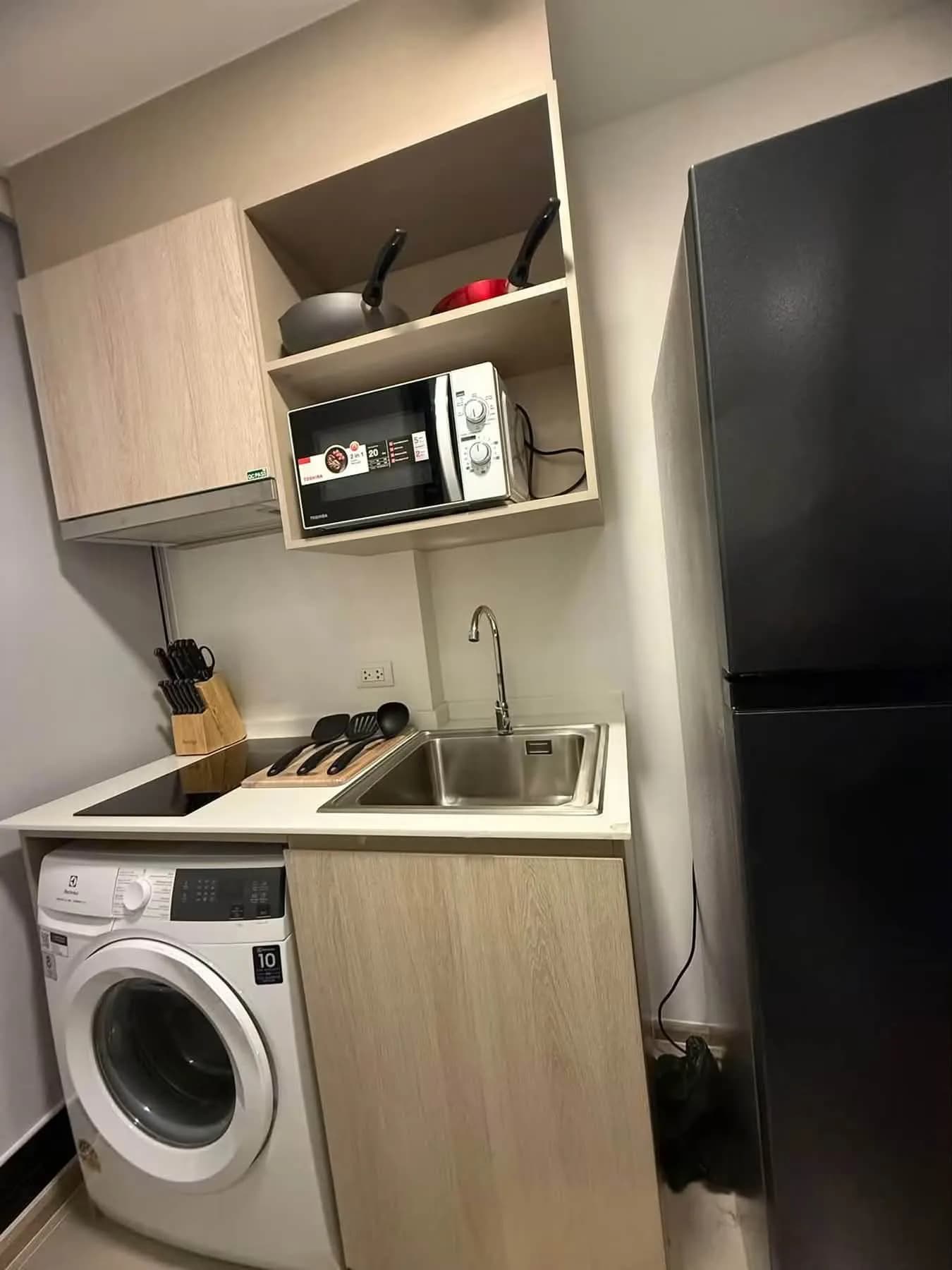 1-Schlafzimmer-Eigentumswohnung zur Miete im The Base Bukit Phuket, Building B, 2. Etage, möbliert, 16,000 Baht pro Monat Foto 3
