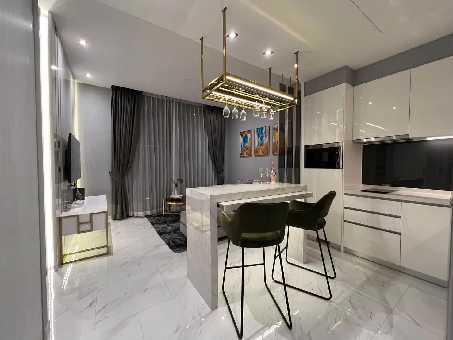 Luxury 1-Bedroom Condo for Rent at Canapaya Residences, 45 sq.m., 17th Floor, West-Facing River and City View, Rama 3 photo 3