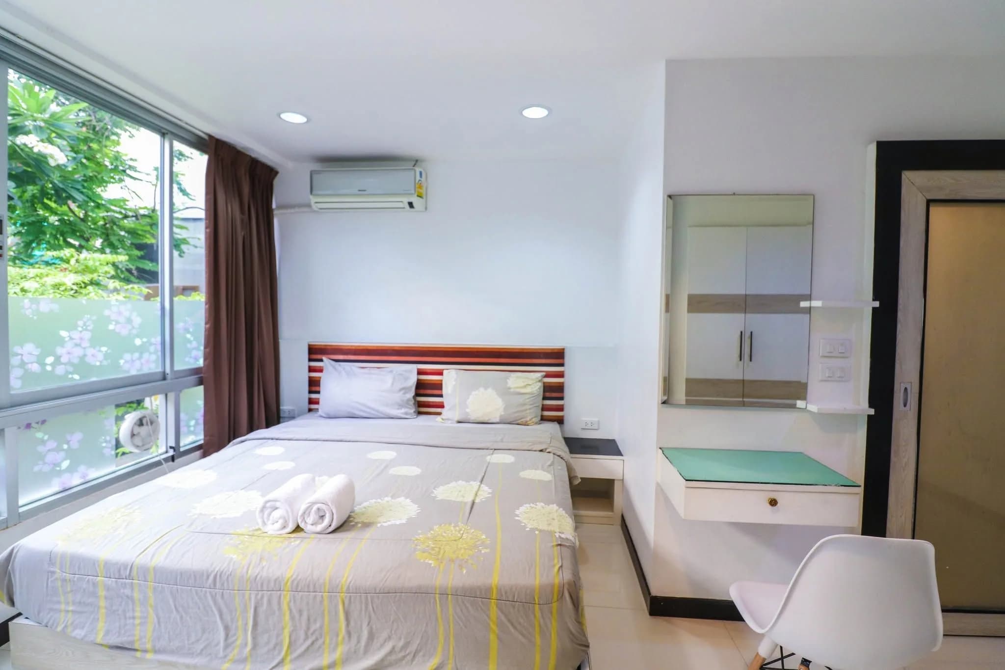 บ้านสบาย พระรามสี่ (Baan Sabai Rama IV) ซอยศรีบำเพ็ญ สาทร เซอร์วิสอพาร์ตเมนต์ ห้องรายเดือน 18–70 ตร.ม. มีครัว ใกล้ MRT ลุมพินี รูปที่ 7