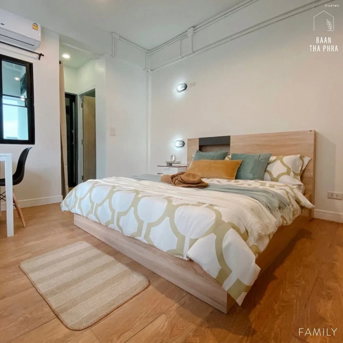 Baan Tha Phra, Soi Charan Sanitwong 4, Bangkok Yai : chambres de 18-28 m² à louer au mois, à environ 5 minutes à pied du MRT Tha Phra photo 2