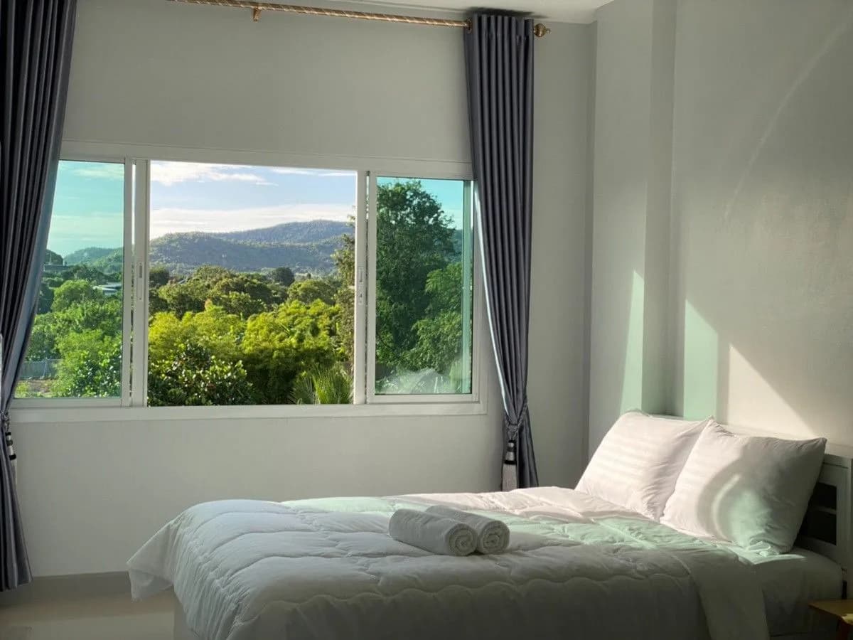 Baan Yim Residence, Yaek J, Sattahip: Kamar Bulanan Berperabot Gaya Kondominium 30 m², Dekat Yaek J Market foto 6