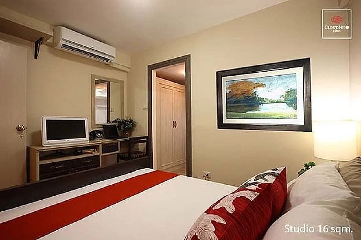 Cloud Nine Place Apartment၊ Soi Vibhavadi Rangsit 16/39 (Ratchada 19)၊ MRT Ratchadaphisek အနီး၊ စတူဒီယိုများနှင့် အိပ်ခန်း 1 ခန်းပါ အခန်းများ ငှားရန်၊ ကြောင်မွေးခွင့်ပြု ဓာတ်ပုံ 3