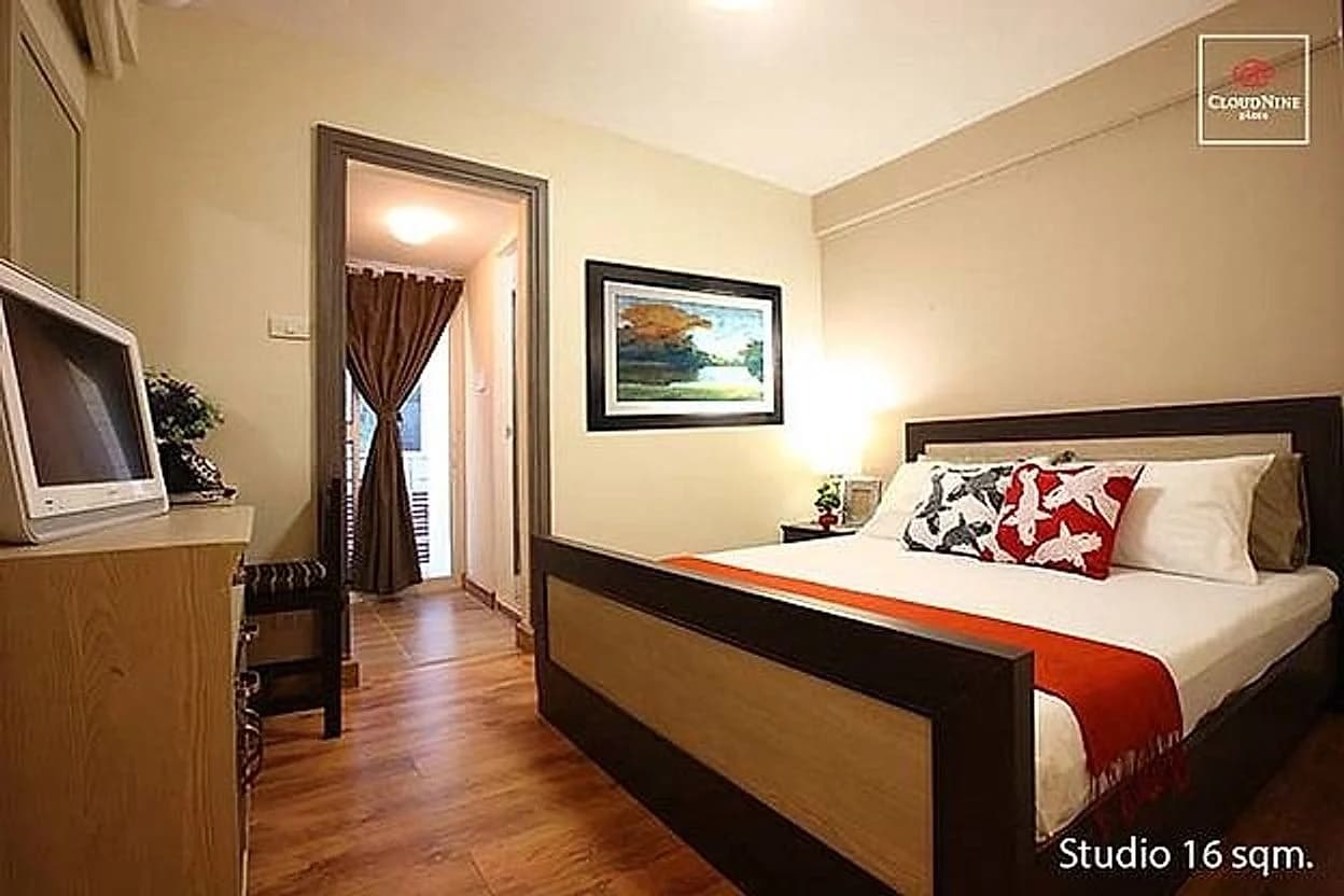 Cloud Nine Place Apartment၊ Soi Vibhavadi Rangsit 16/39 (Ratchada 19)၊ MRT Ratchadaphisek အနီး၊ စတူဒီယိုများနှင့် အိပ်ခန်း 1 ခန်းပါ အခန်းများ ငှားရန်၊ ကြောင်မွေးခွင့်ပြု ဓာတ်ပုံ 4
