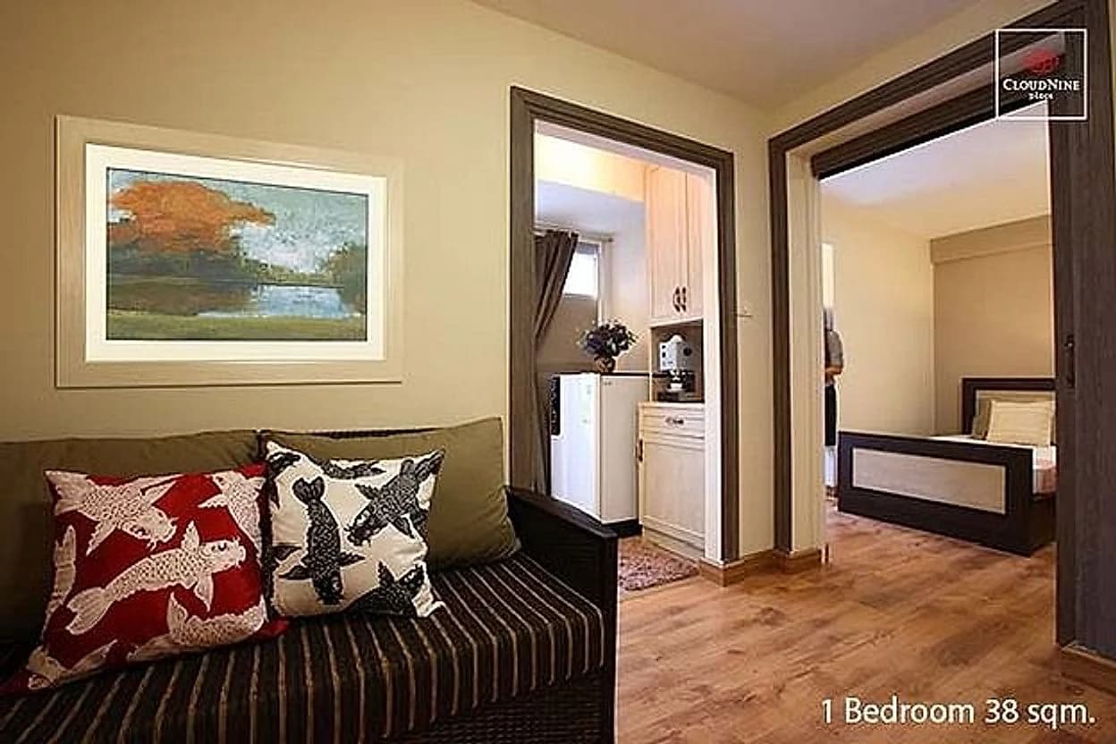Cloud Nine Place Apartment၊ Soi Vibhavadi Rangsit 16/39 (Ratchada 19)၊ MRT Ratchadaphisek အနီး၊ စတူဒီယိုများနှင့် အိပ်ခန်း 1 ခန်းပါ အခန်းများ ငှားရန်၊ ကြောင်မွေးခွင့်ပြု ဓာတ်ပုံ 6