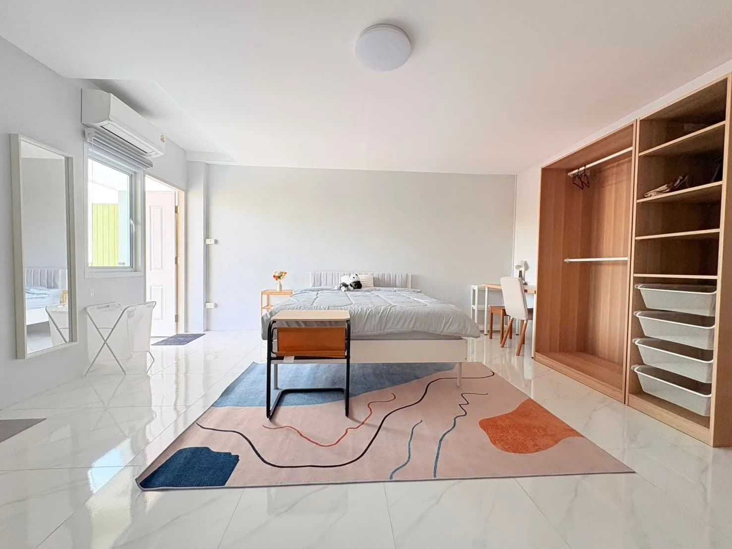 غرف مجدّدة ومفروشة مع شرفات للإيجار الشهري في Cozy Living Ladprao 64، قرب محطة MRT Chok Chai 4 صورة 8