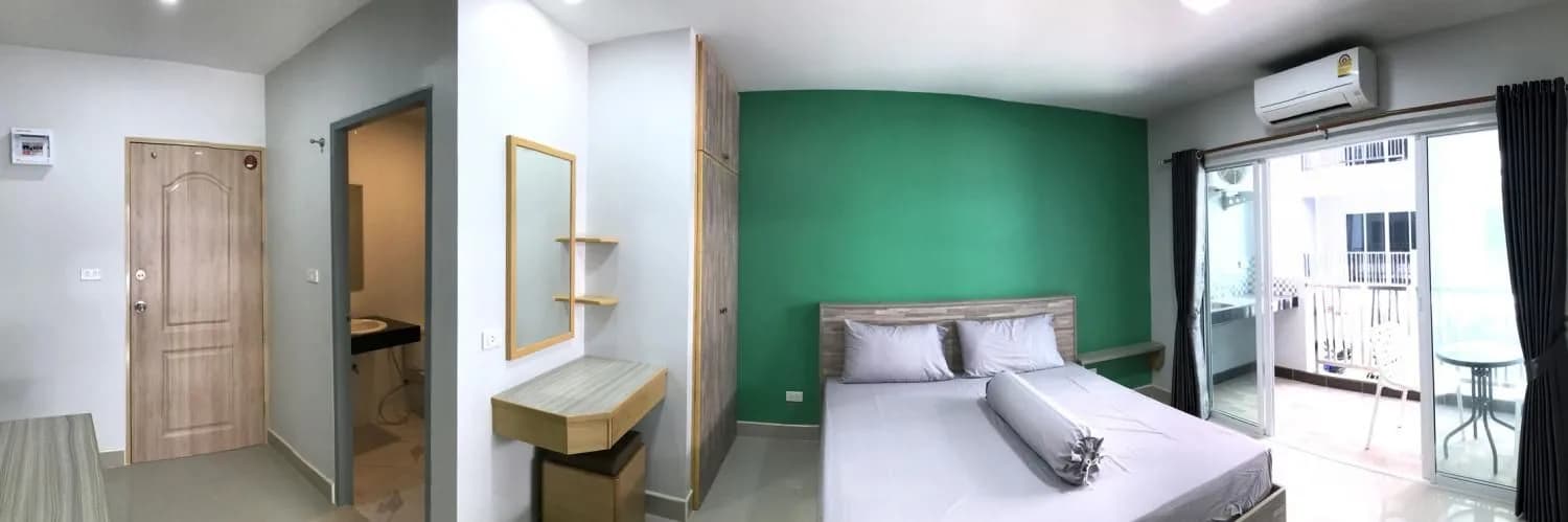 CUBIC Apartment في Soi Sukhumvit Pattaya 71: استوديوهات مكيّفة شهرية 28 م² قرب Big C Place Pattaya Tai صورة 4