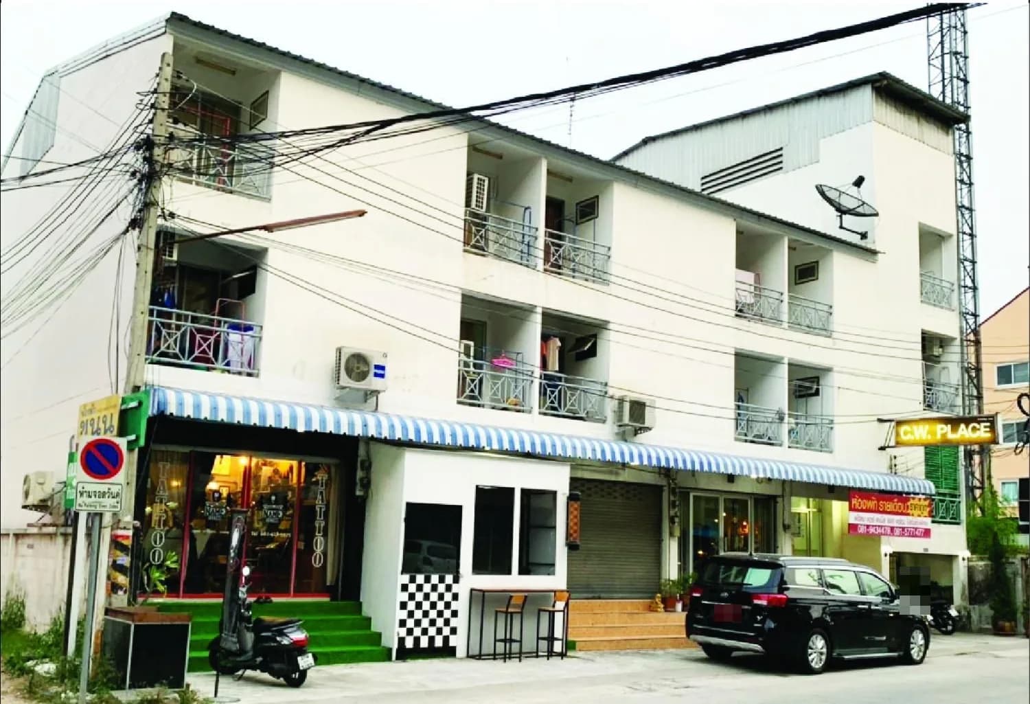 CW Place, Bang Saen: Studios zur Monatsmiete, 30 m², mit kostenlosem Internet und Kabelfernsehen, nahe Laemthong Shopping Plaza Foto 2