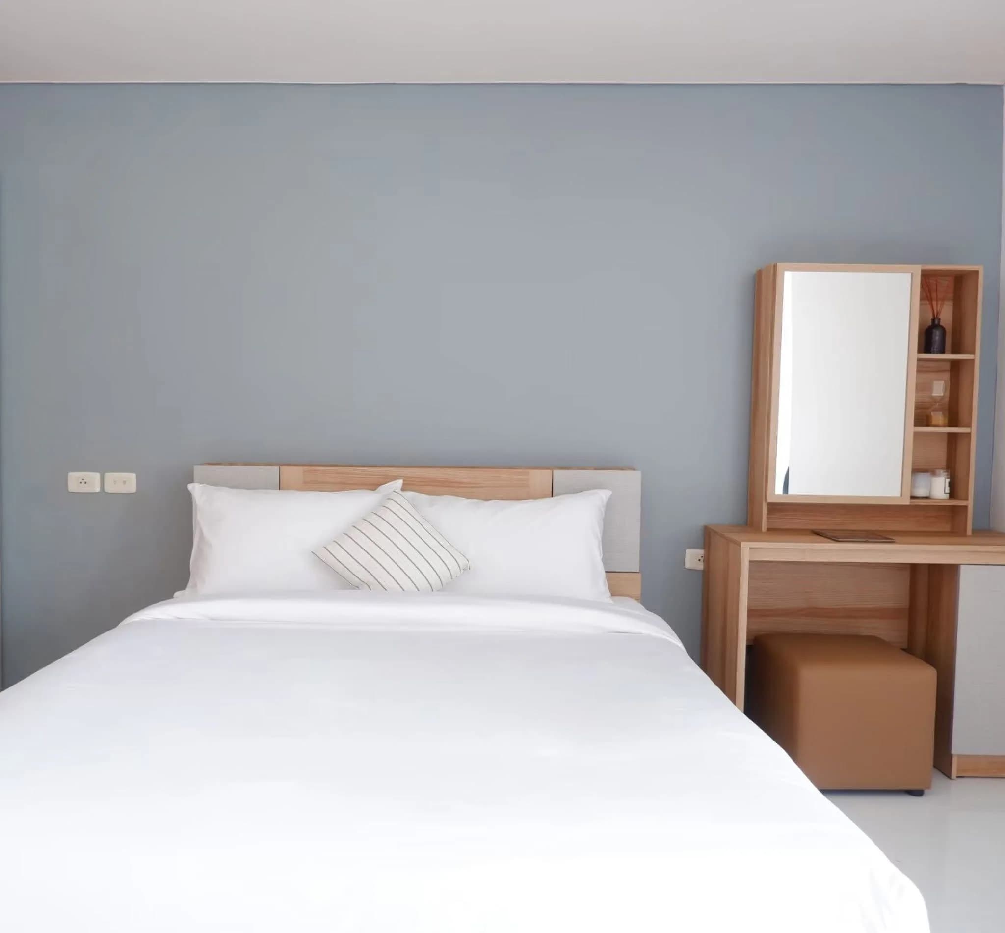 For You Apartment、ソイ Phaisan、Pracha Rat Bamphen、Huai Khwang：MRT Huai Khwang駅から約500m、プール付きのサービスアパートメント、30-58㎡のお部屋を月単位で賃貸 写真3