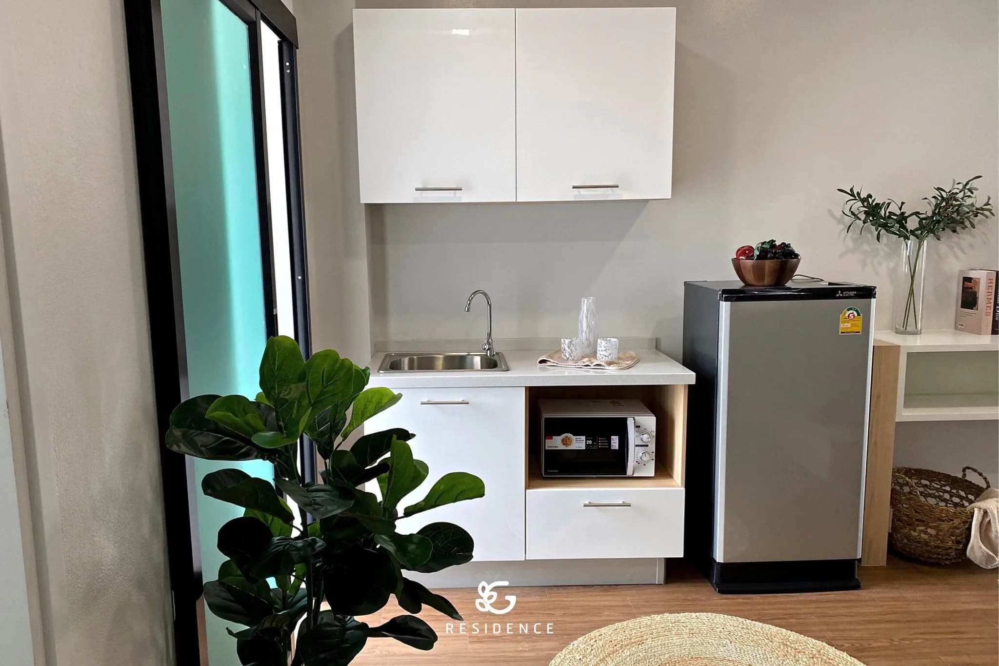 G Residence（Greenpark）：Central Festival 和 Payap University 附近极简风月租单间 第8张照片