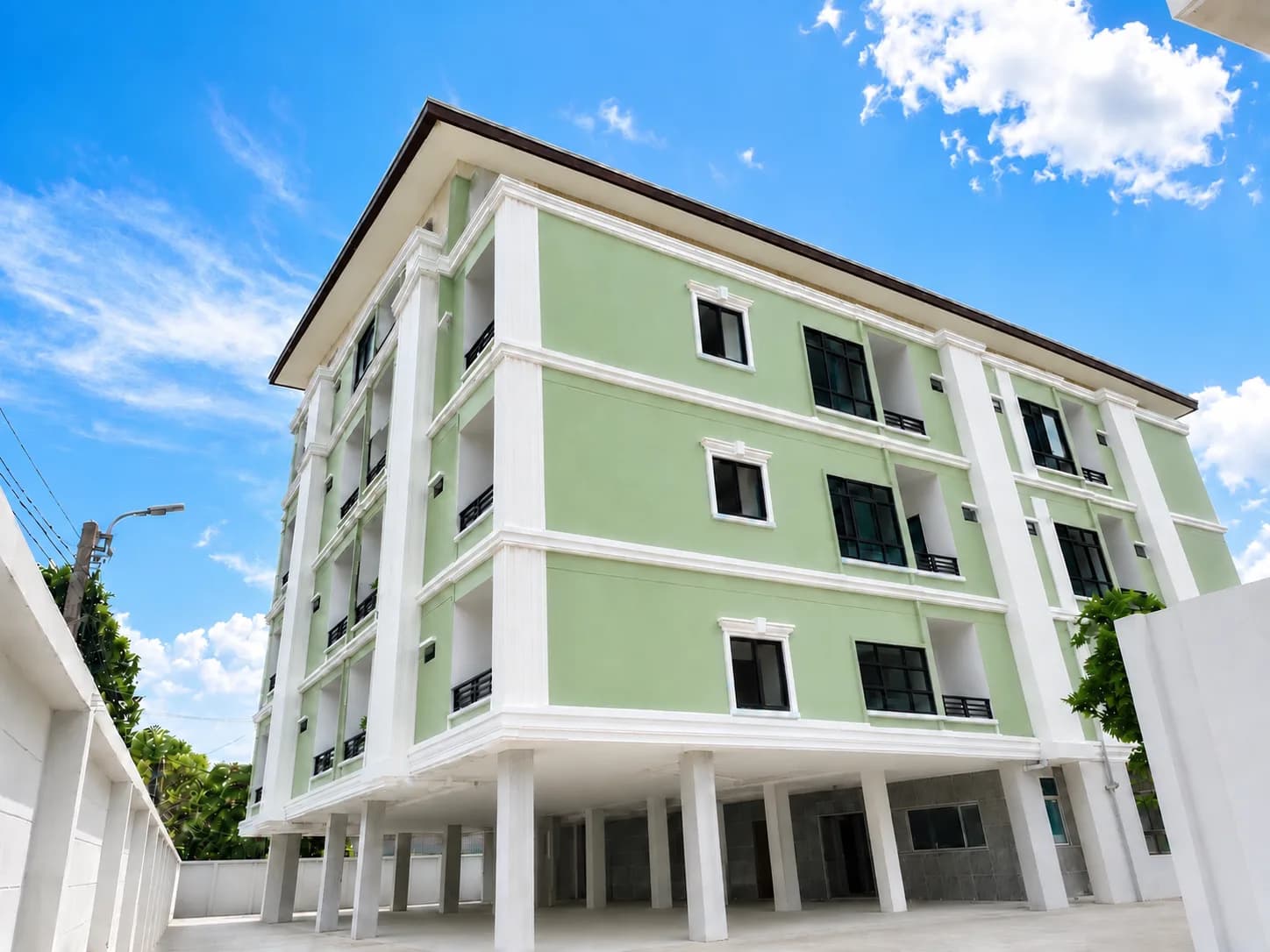 Garden Arun 41, Soi Arun Amarin 41, Bangkok Noi: neue Zimmer mit 25 m² zur Monatsmiete im Neubau mit Aufzug, nahe Siriraj Hospital Foto 2