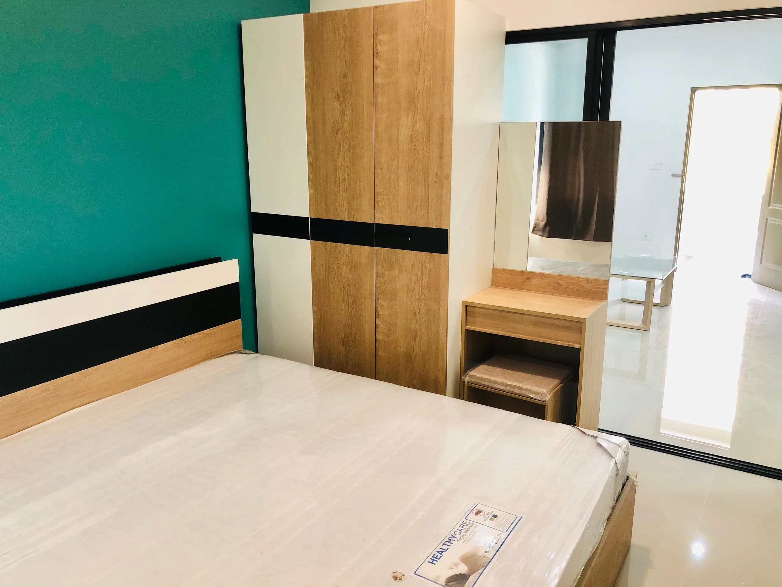 Horizon Sky Lamphun, Mueang Nga: Condo-Zimmer mit 36 m², separatem Schlafzimmer und Küche zur Monatsmiete nahe Makro Lamphun Foto 5
