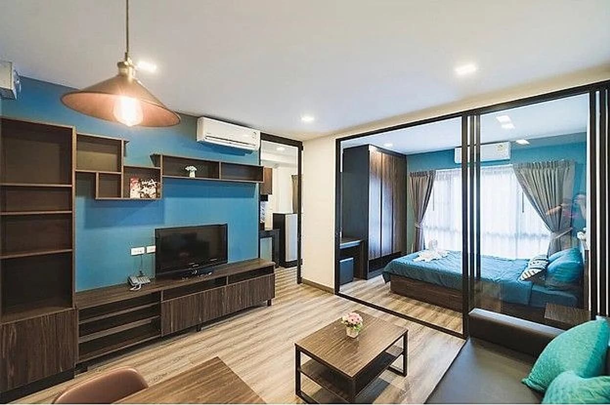 Kannika Suite, Soi Ratchadaphisek 36 Yaek 9-7, Chan Kasem: studio sewa bulanan seluas 25 m² dan suite 1 bilik tidur seluas 33 m²
