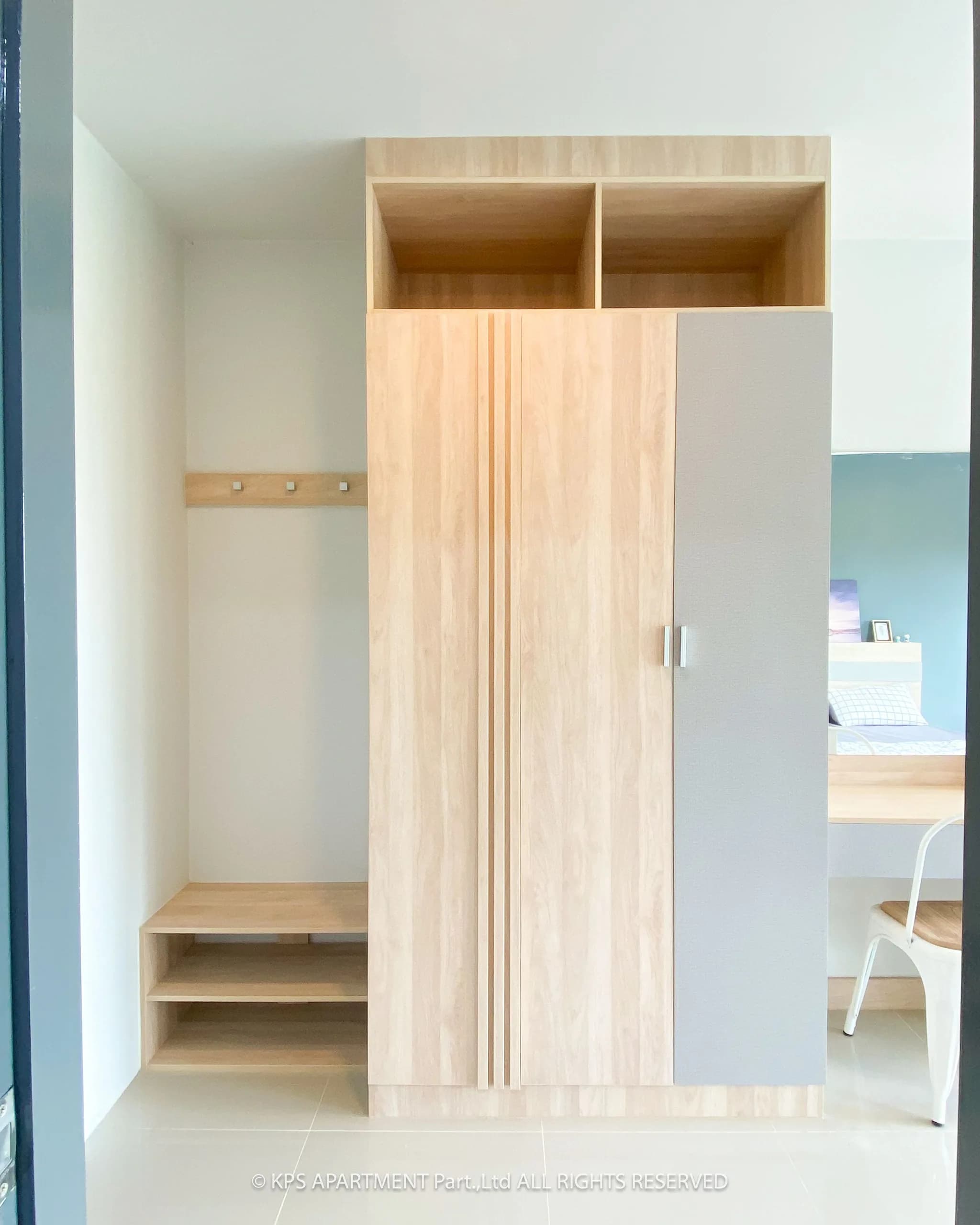 Disewakan Studio Bulanan Furnished dengan Balkon Lebar dan Kulkas Gratis di KPS Residence, Rangsit Khlong 10, di Samping Pabrik GPO foto 8