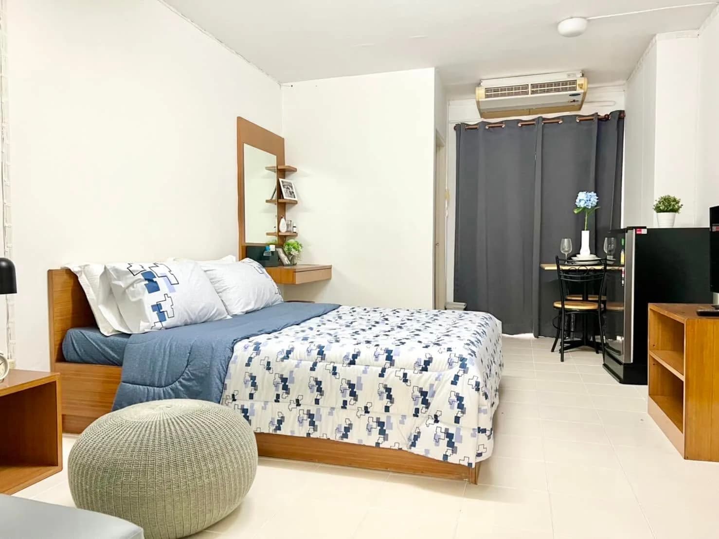 กรองทองแมนชั่น บางกะปิ (Krongthong Mansion Bang Kapi) ซอยเสรีไทย 1 บางกะปิ ห้องสตูดิโอรายเดือน 23–30 ตร.ม. ห่าง MRT แยกลำสาลีประมาณ 700 ม. รูปที่ 2