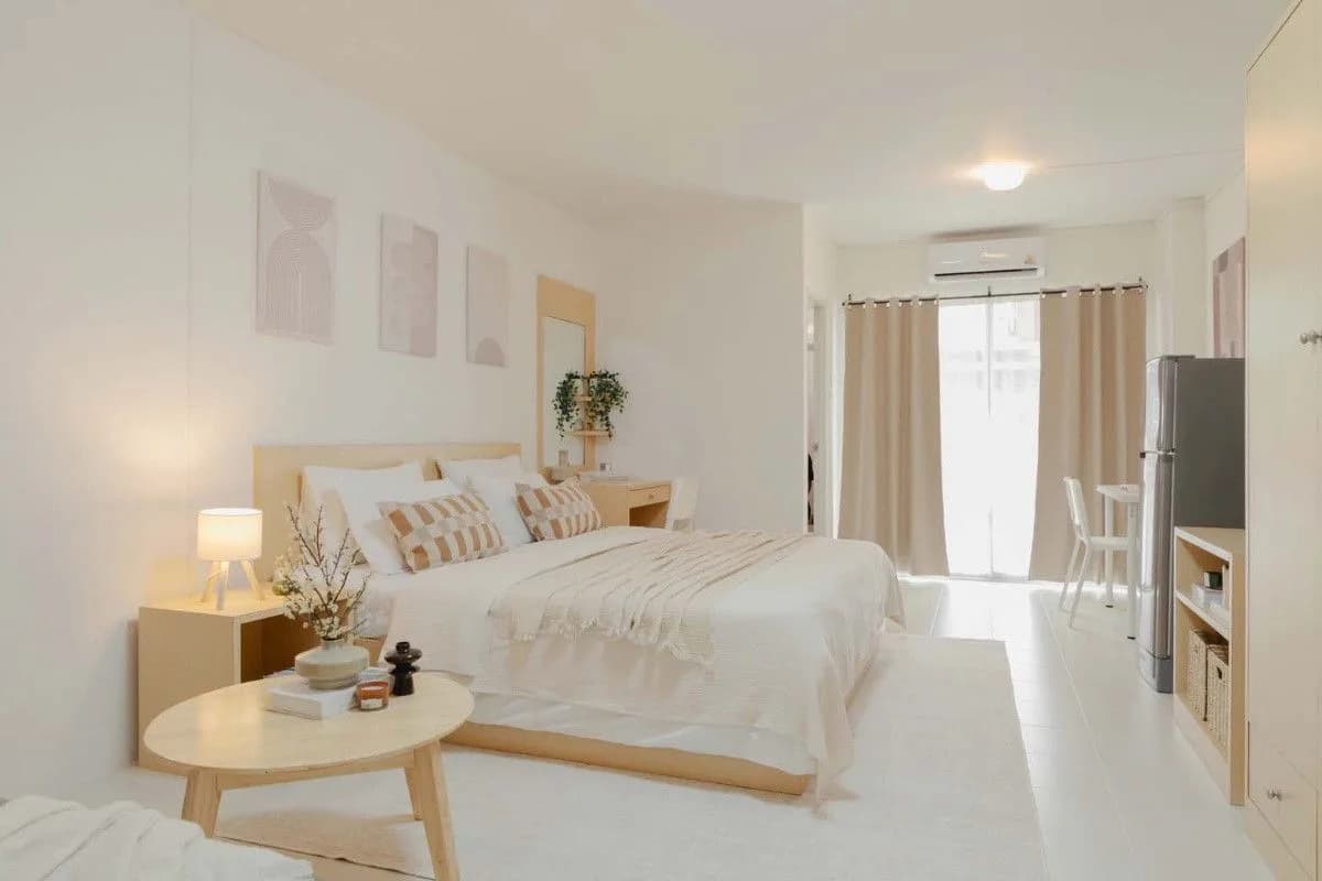 Krongthong Mansion Ratchada, Soi Inthamara 47, Din Daeng: Studio Bulanan Seluas 26-46 m², Sekitar 650 m dari MRT Sutthisan foto 1