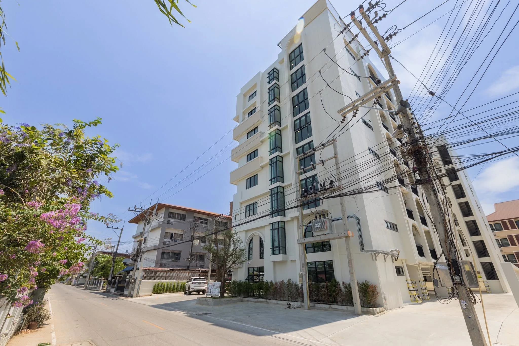 My House Apartment 5 แม่โจ้ อพาร์ตเมนต์เปิดใหม่ 8 ชั้น ห้อง 25 ตร.ม. รายเดือน ใกล้มหาวิทยาลัยแม่โจ้ รูปที่ 2