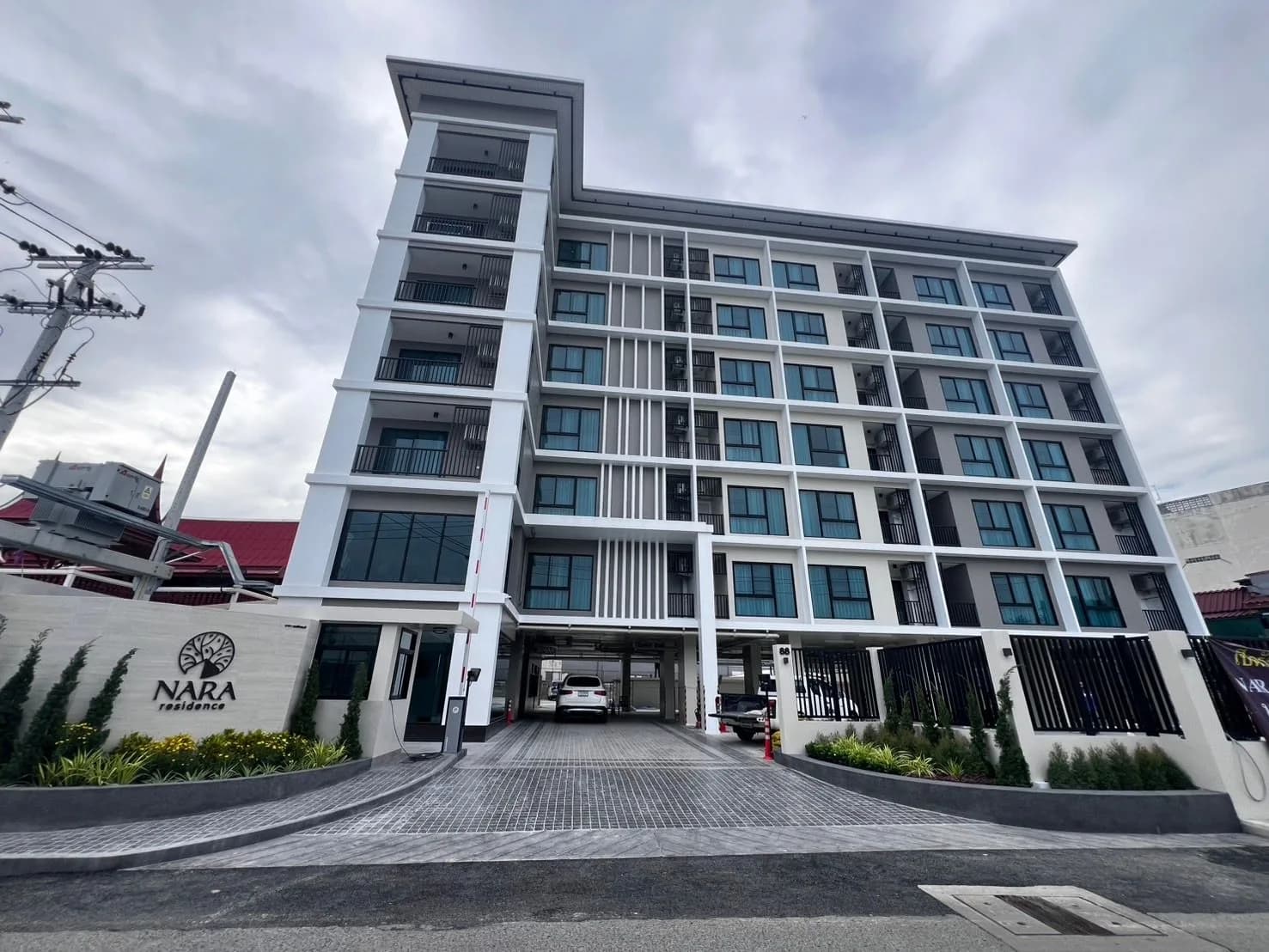 NARA Residence ซอยอุดมสุข 24 ห้องสตูดิโอรายเดือน อาคารเปิดใหม่ มีฟิตเนส รูปที่ 2