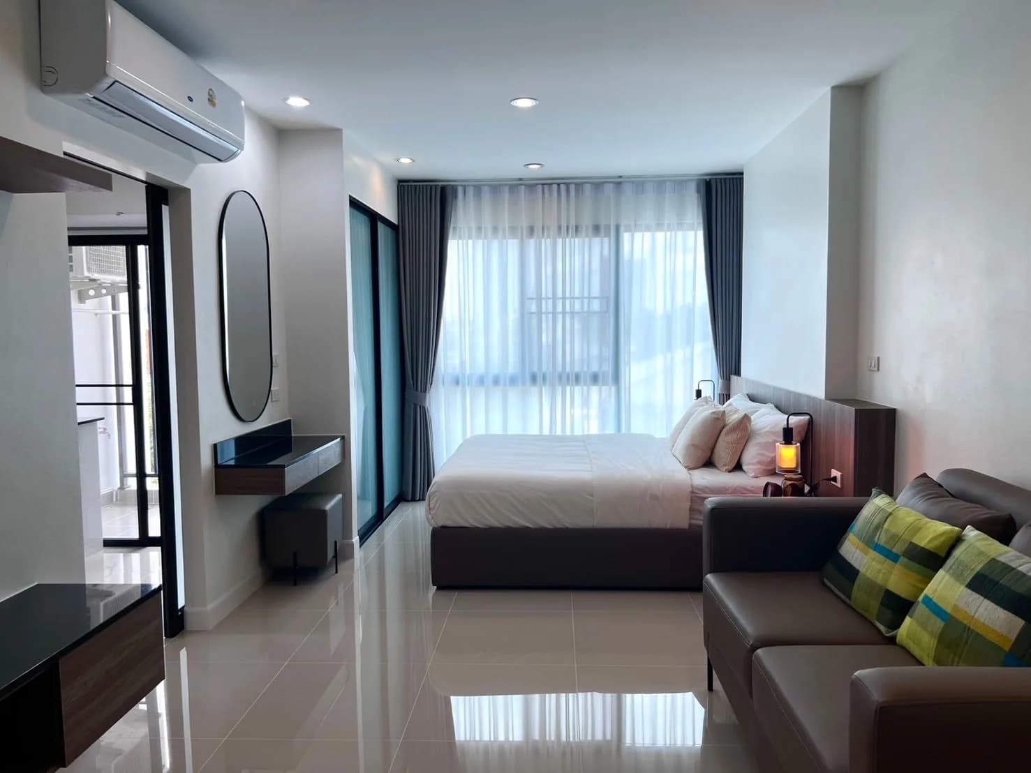 NARA Residence ซอยอุดมสุข 24 ห้องสตูดิโอรายเดือน อาคารเปิดใหม่ มีฟิตเนส รูปที่ 6