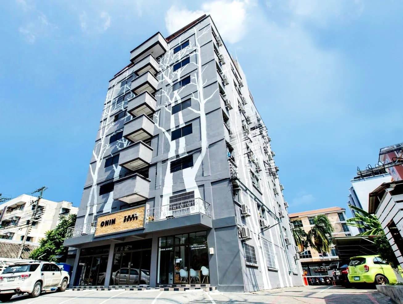 غرف مكيّفة مع صالة رياضية مجانية للإيجار الشهري في Onin Tree House، Khlong Hok East Soi 4، على بعد 170 م من بوابة RMUTT رقم 3 صورة 2