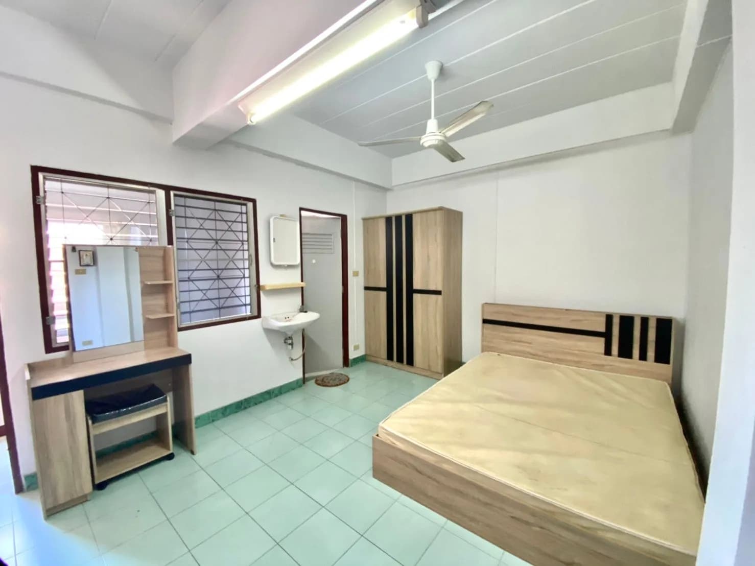 P.M. Apartment, 나콘랏차시마 시내: Lotus's Korat 인근 22㎡ 월세 선풍기 객실 사진 1
