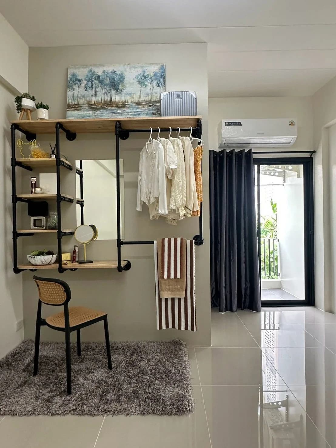 Pracha Uthit Place, Soi Pracha Uthit 72/1, Thung Khru : chambres de 26 m² au mois, avec balcon et évier photo 4