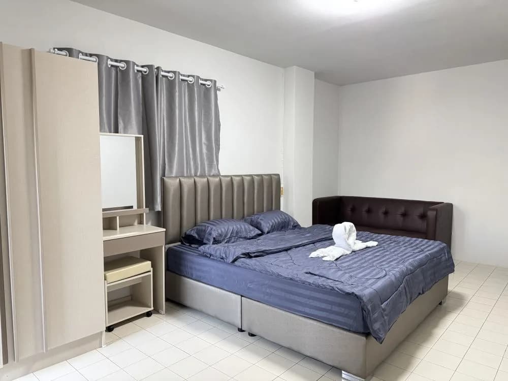 Pupoon Residence, Maha Chai, rue Norarat Uthit : chambres meublées et climatisées à louer au mois, près de l'hôpital de Samut Sakhon, parking gratuit photo 4