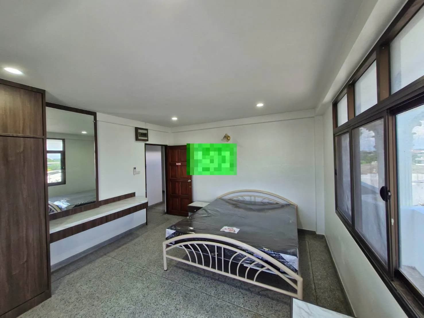 Rattanapong Apartment, Hua Thale, 나콘랏차시마: Boonwattana 학교 인근 엘리베이터 있는 월세 에어컨 객실 사진 5