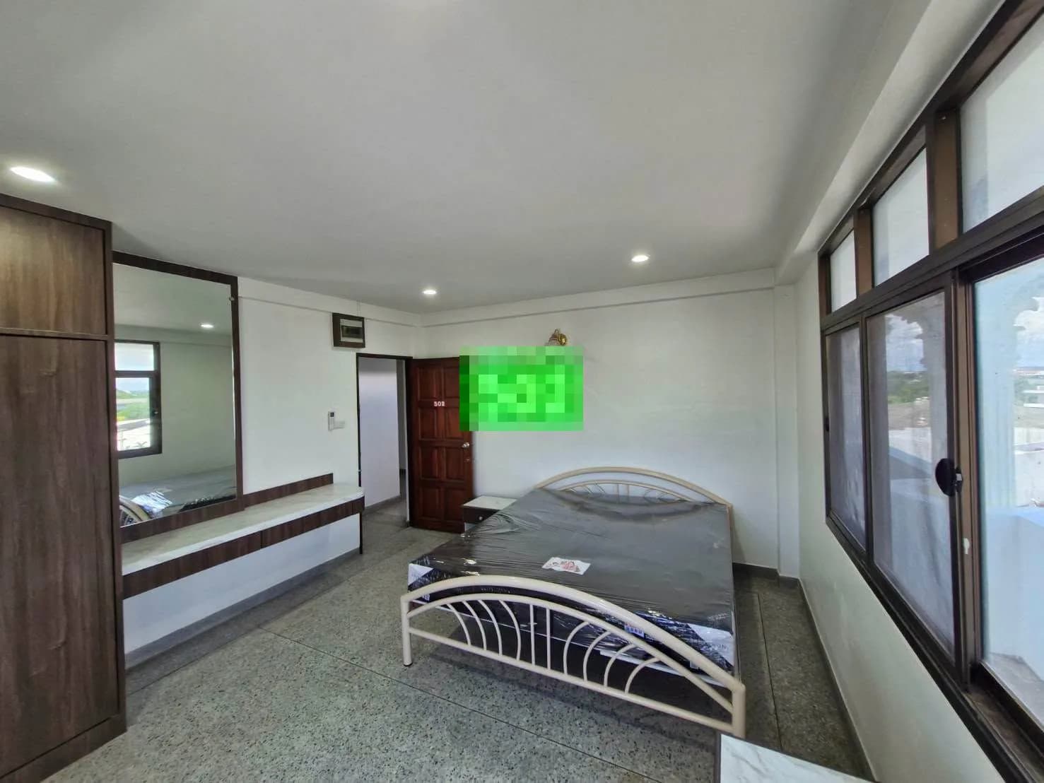 Rattanapong Apartment, Hua Thale, 나콘랏차시마: Boonwattana 학교 인근 엘리베이터 있는 월세 에어컨 객실 사진 6