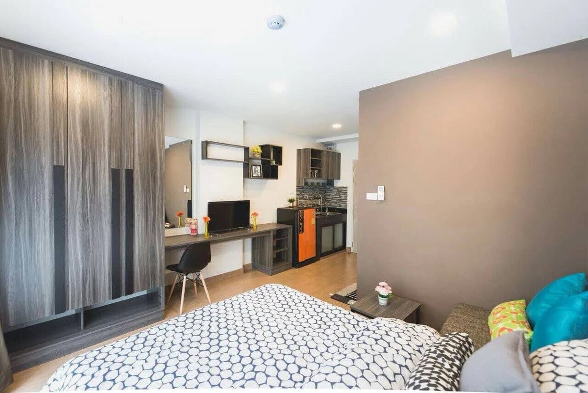 استوديوهات مفروشة ووحدات من 1 غرفة نوم للإيجار الشهري في SiRi Residence Bangkok، Soi Ratchadaphisek 36، على بعد 500 م من جامعة Chandrakasem Rajabhat صورة 4