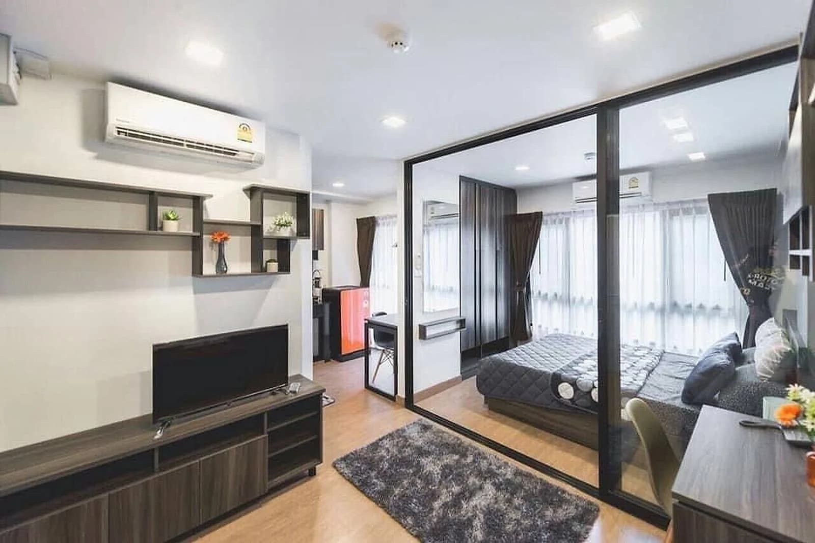 استوديوهات مفروشة ووحدات من 1 غرفة نوم للإيجار الشهري في SiRi Residence Bangkok، Soi Ratchadaphisek 36، على بعد 500 م من جامعة Chandrakasem Rajabhat صورة 5