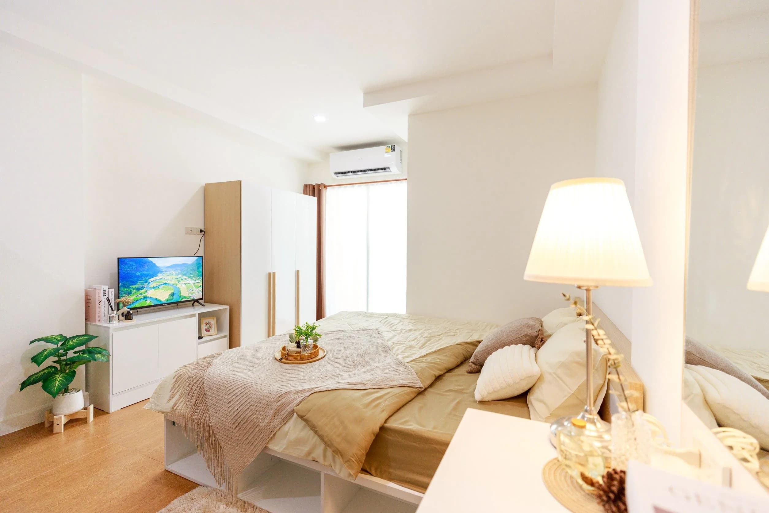 The Grand Ville Lamphun, Nai Mueang: Neue möblierte Zimmer mit 21–24 m² zur Monatsmiete nahe Lamphun Technical College Foto 4