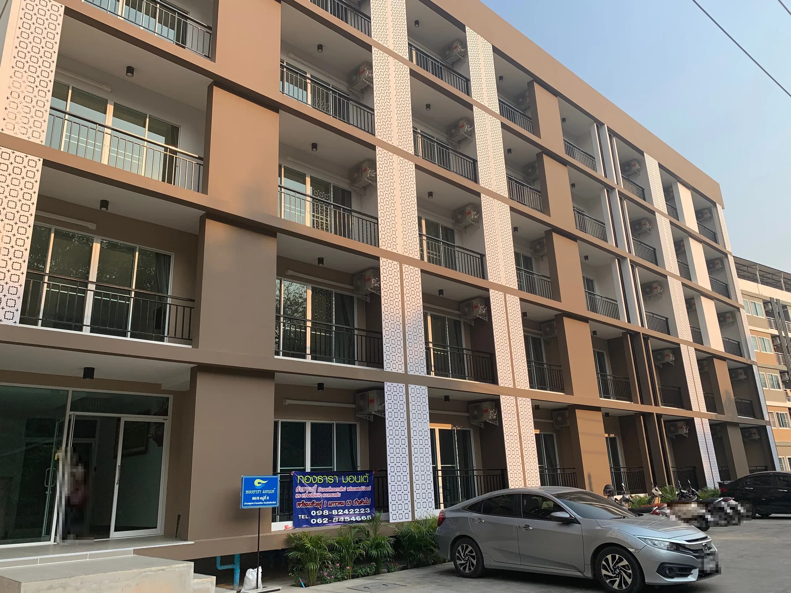 Thongthara Monte, Suthep: Möblierte Apartmentzimmer mit 30 m² und Aufzug zur Monatsmiete nahe dem Agriculture-Tor der Universität Chiang Mai Foto 2