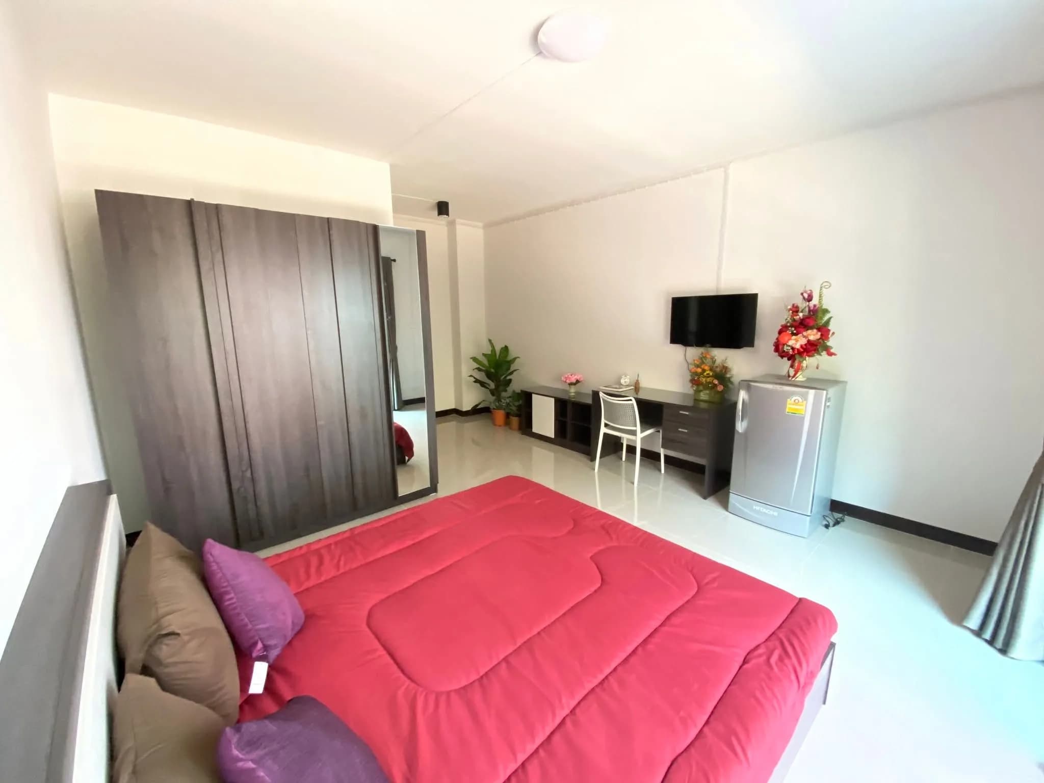 Thongthara Monte, Suthep: Möblierte Apartmentzimmer mit 30 m² und Aufzug zur Monatsmiete nahe dem Agriculture-Tor der Universität Chiang Mai Foto 4