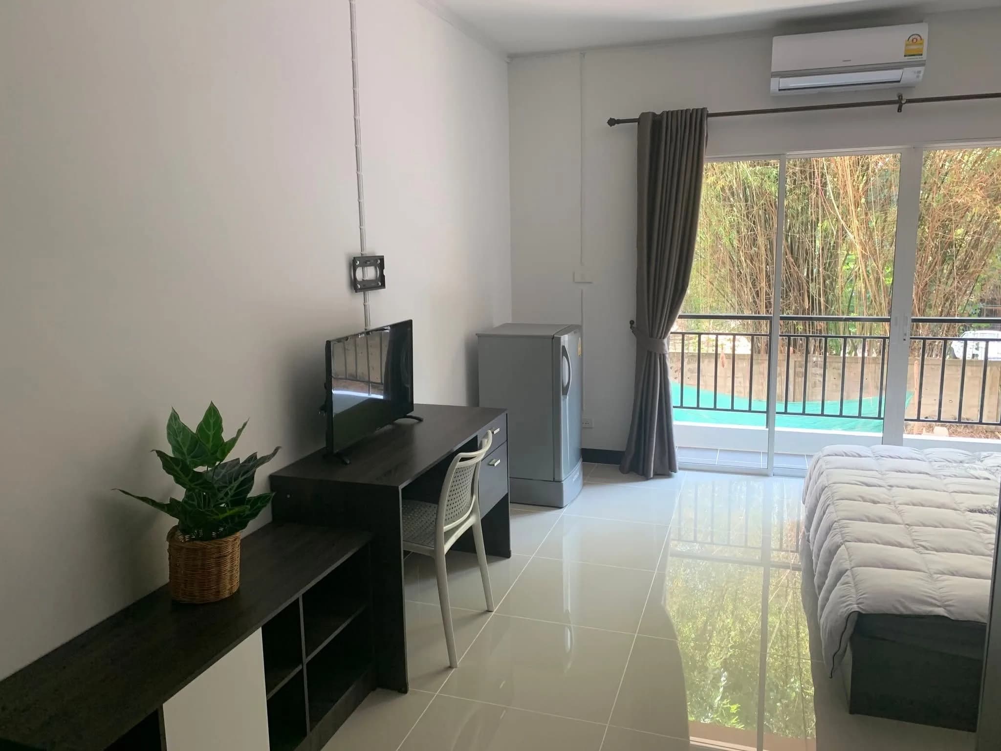 Thongthara Monte, Suthep: Möblierte Apartmentzimmer mit 30 m² und Aufzug zur Monatsmiete nahe dem Agriculture-Tor der Universität Chiang Mai Foto 6