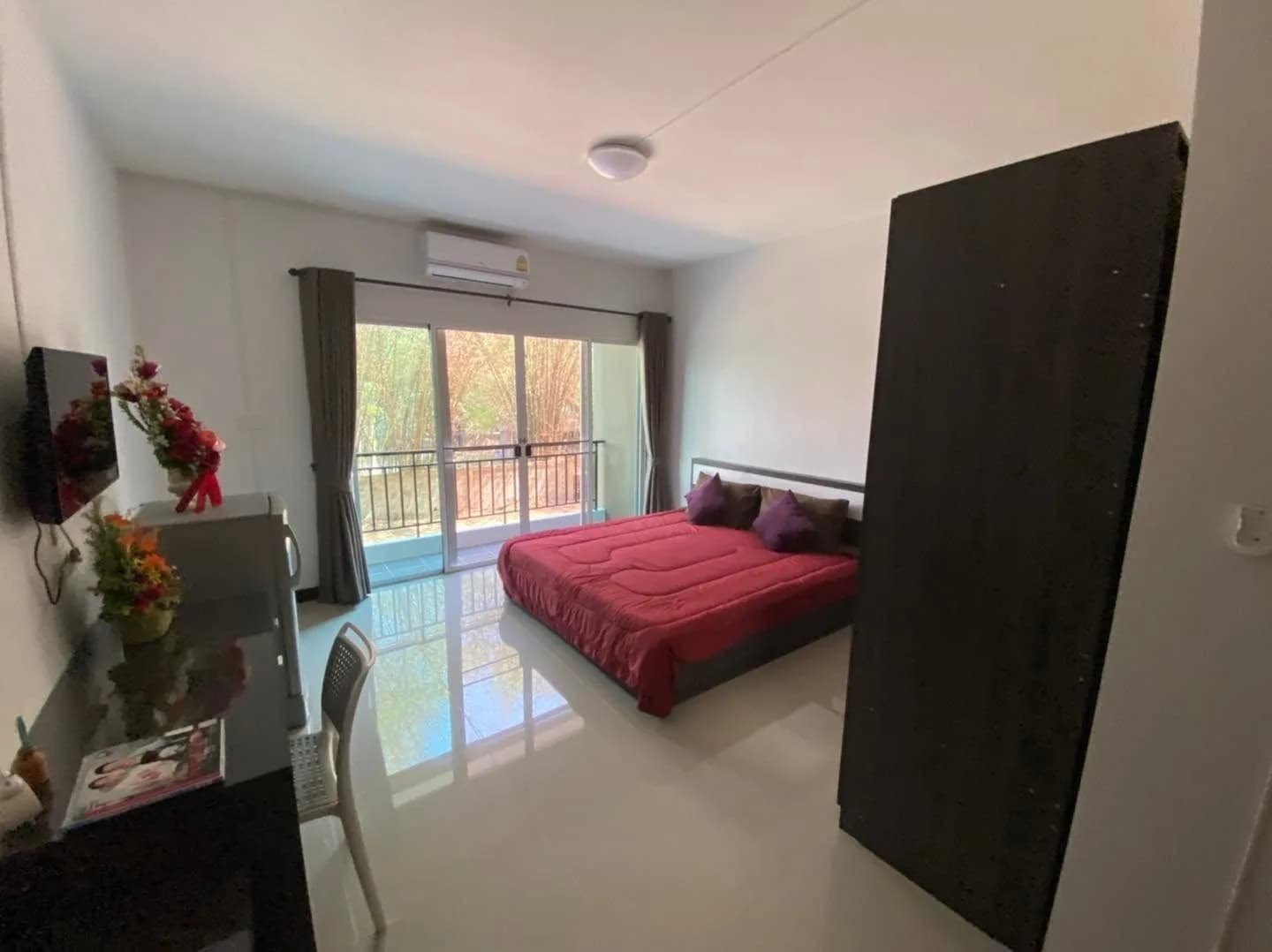 Thongthara Monte, Suthep: Möblierte Apartmentzimmer mit 30 m² und Aufzug zur Monatsmiete nahe dem Agriculture-Tor der Universität Chiang Mai Foto 7