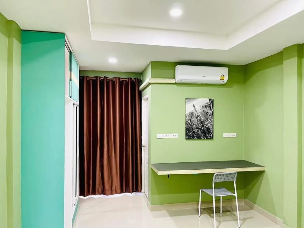 W-Town Apartment, Ton Mamuang: Big C Phetchaburi 인근 가구 완비 월세 객실 사진 8