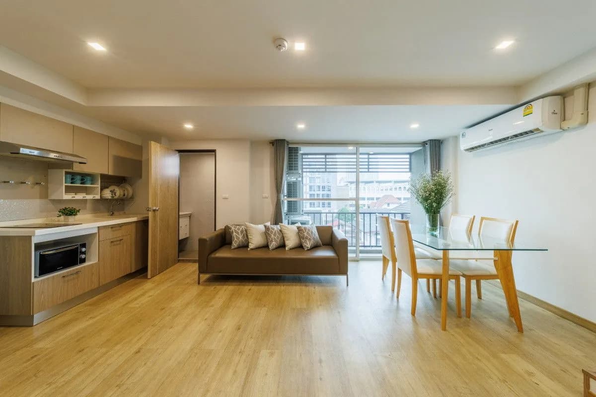 استوديوهات بمساحة 22 م² ووحدات دوبلكس للإيجار الشهري في Window Sathorn Apartment، Soi Sathorn 13، Sathorn، قرب مستشفى St. Louis · 7