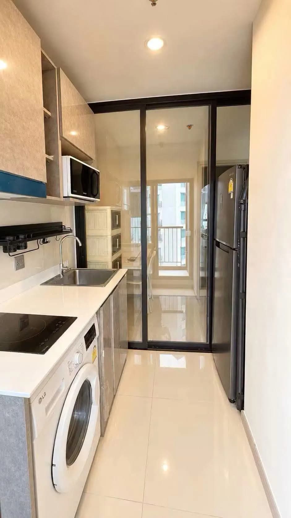 1-Schlafzimmer-Eigentumswohnung zur Miete in Aspire Erawan Prime: 32.24 m², Etage 24, separate Küche, Gemeinschaftskosten und Parkplatz inklusive, neben BTS Chang Erawan Foto 8