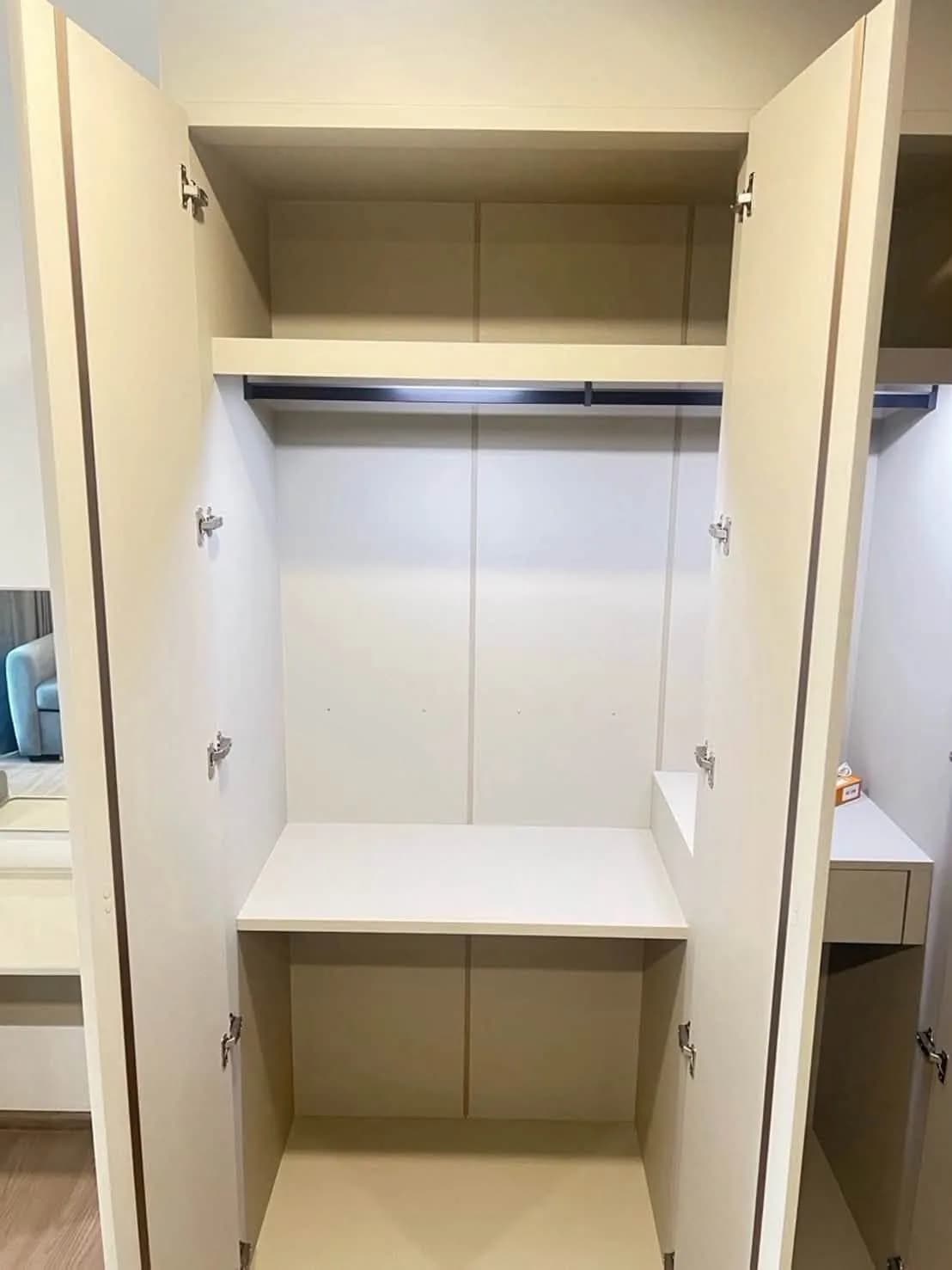 किराए पर स्टूडियो कॉन्डो Aspire Sukhumvit-Rama 4: 26 वर्ग मीटर, फ़्लोर 8, सुविधाओं के बगल में कॉरिडोर के अंत की यूनिट, पूल व्यू, बिल्कुल नया फ़ोटो 7