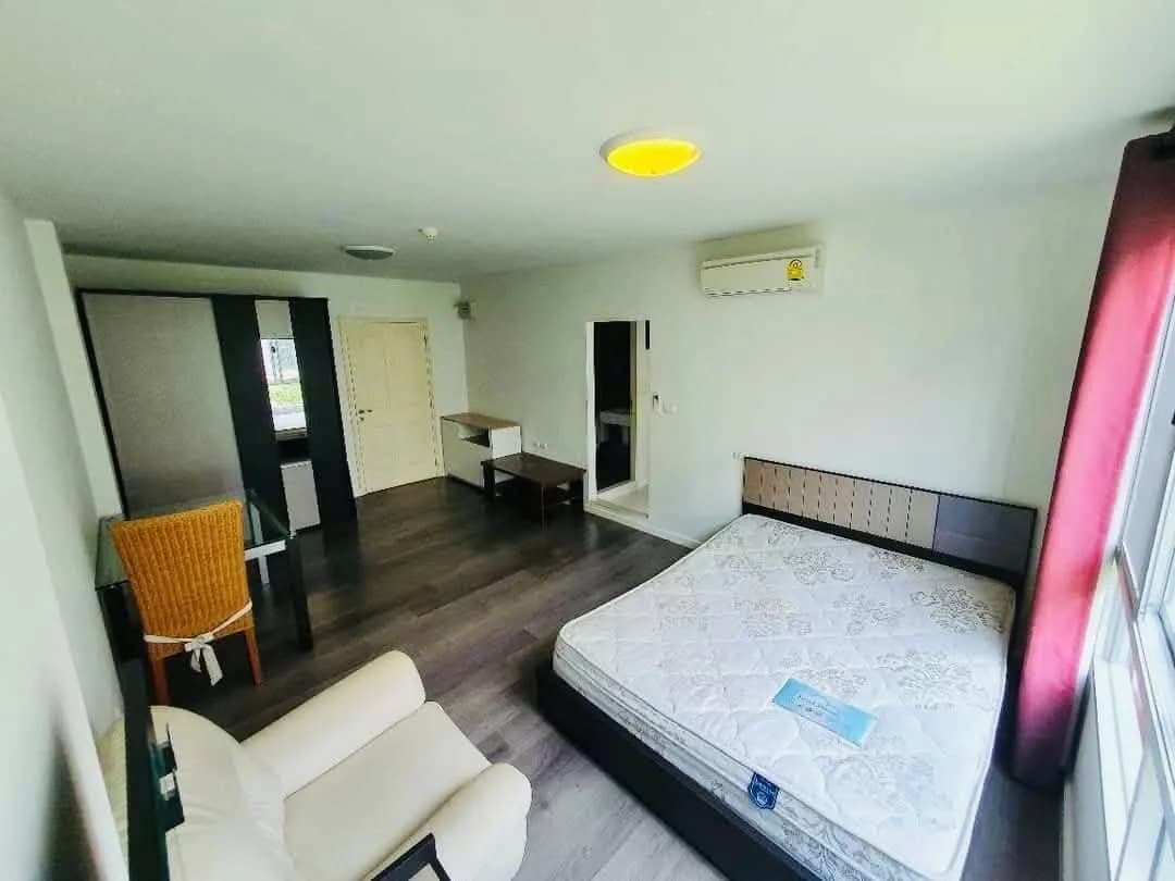 Studio-Eigentumswohnung mit separater Küche zur Miete in dcondo Campus Resort Bangna, 30.5 m², Gebäude Summer (A), 4. Etage, nahe ABAC Bang Na Foto 5