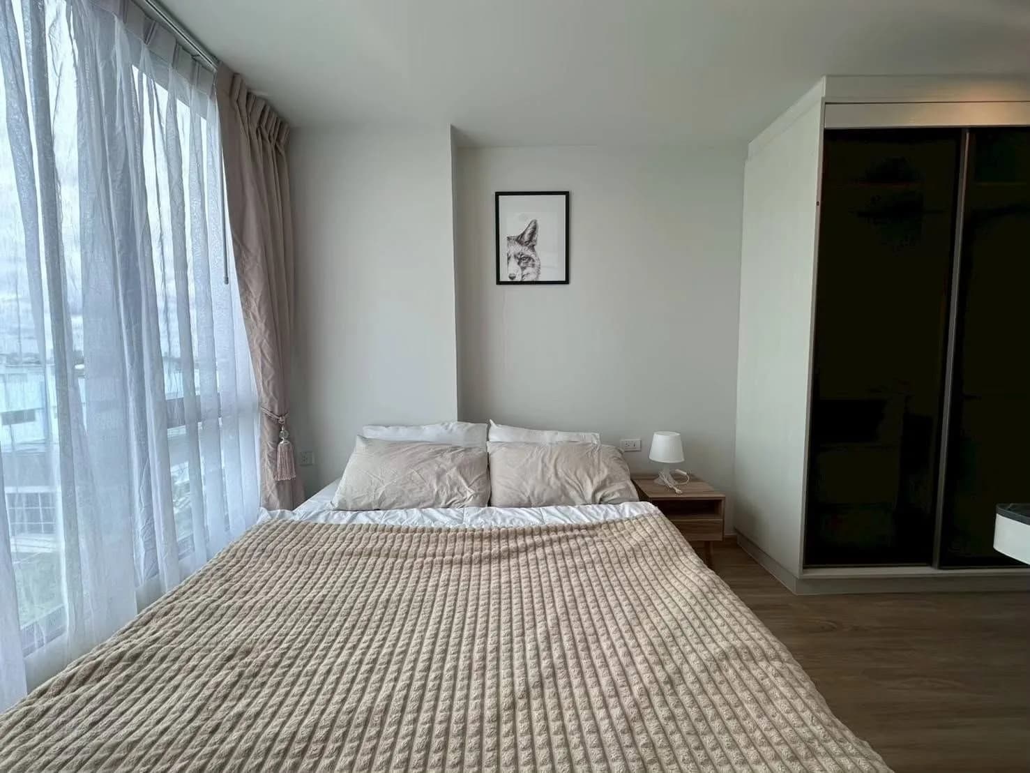 1-Schlafzimmer-Wohnung plus Mehrzweckraum zur Miete in ESQUE Sukhumvit 101/1, 34 m², 7. Etage, möbliert Foto 3