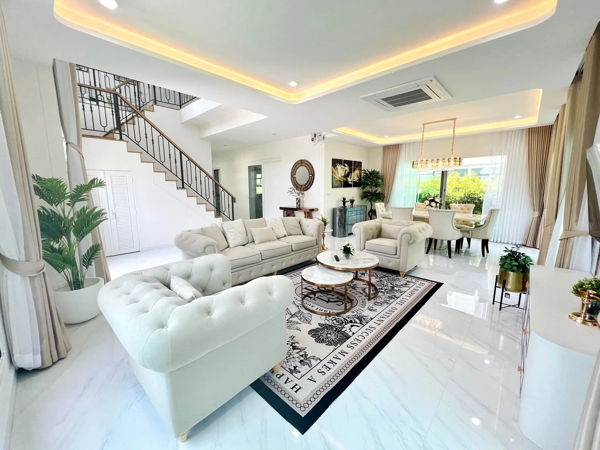Corner Detached House for Sale or Rent at Grandio Bangna Km.5, 4 Bedrooms, 5 Bathrooms, 258 sq.m., 74 sq.wah, Fully Furnished photo 3
