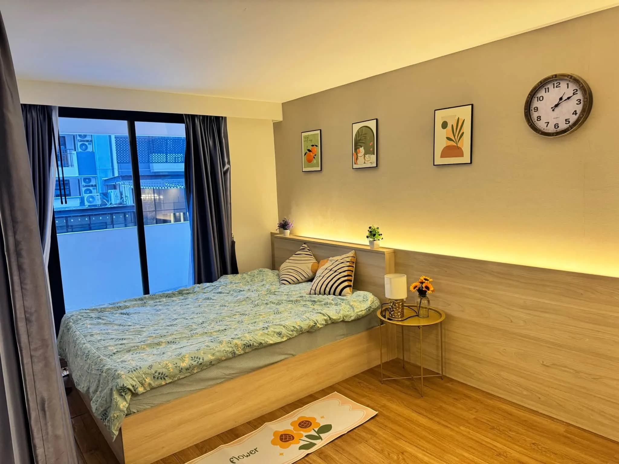 1-Schlafzimmer-Eigentumswohnung zur Miete in Level Condominium, 41.63 m², Building B, 2. Etage, nahe Huachiew Chalermprakiet University Foto 2