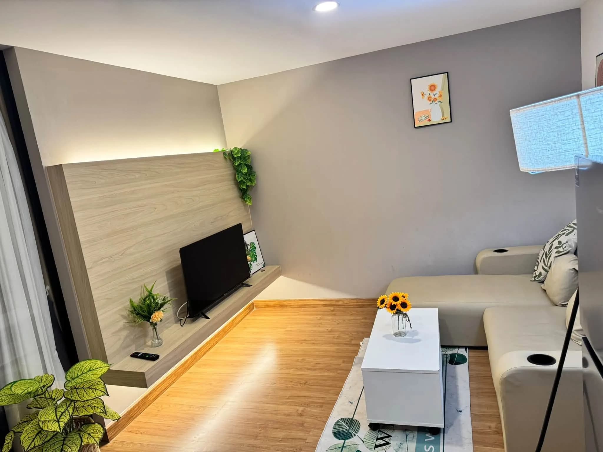 1-Schlafzimmer-Eigentumswohnung zur Miete in Level Condominium, 41.63 m², Building B, 2. Etage, nahe Huachiew Chalermprakiet University Foto 3