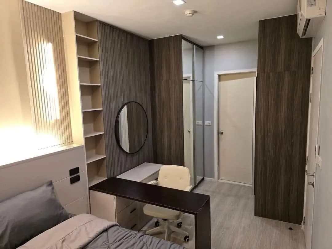 1-Schlafzimmer-Condo zur Miete in Quinn Condo Ratchada 17, 35.3 m², Building A, 23. Etage, komplett möbliert, nahe MRT Sutthisan Foto 4