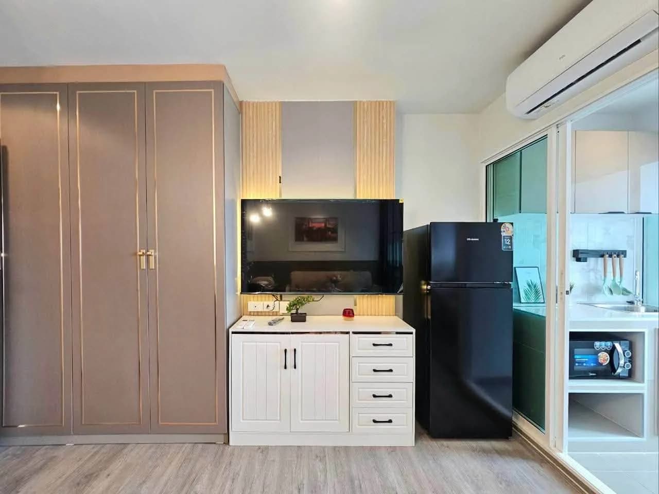 كوندو للإيجار في Regent Home Bangna: 1 غرفة نوم، 28 م²، الطابق 20، مطبخ منفصل، قرب BTS Bang Na صورة 2