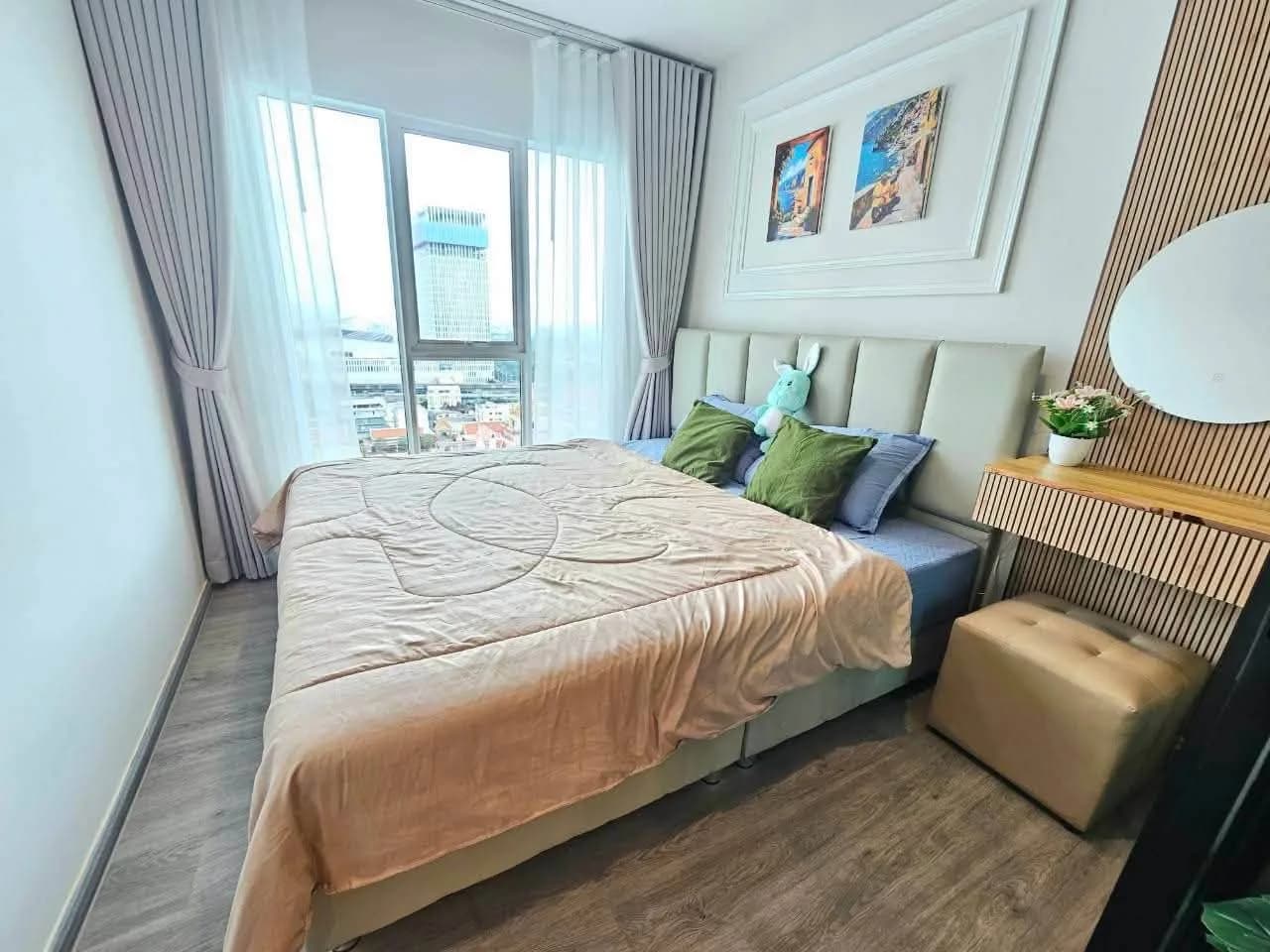 كوندو للإيجار في Regent Home Bangna: 1 غرفة نوم، 28 م²، الطابق 20، مطبخ منفصل، قرب BTS Bang Na صورة 3