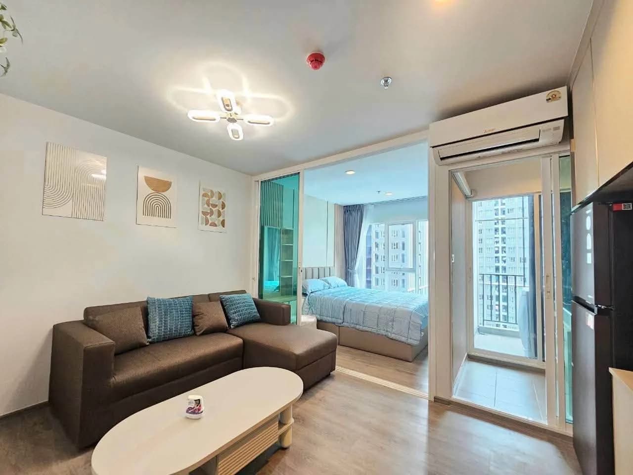 كوندو للإيجار في Regent Home Bangna: 1 غرفة نوم، 28 م²، الطابق 16، مطبخ منفصل، قرب BTS Bang Na صورة 1